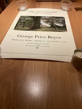George Price Boyce Original Exhibition Poster Tate Gallery 1987 Watercolour