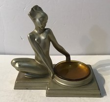 ANTIQUE NUART USA NUDE LADY