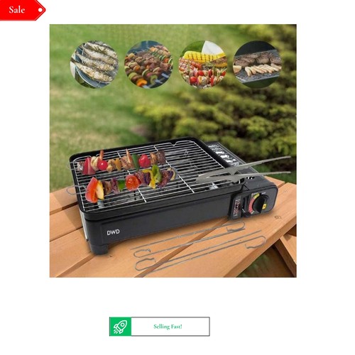 Portable gas bbq grill with - grill,