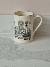Masonic Ceramic Stein Large Ale Mug Sandland Ware England 1963 Masons Tankard