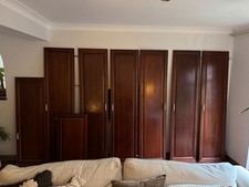 6x Solid Mahogany Wardrobe