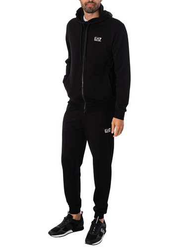 Ea7 men zip hooded - men's,