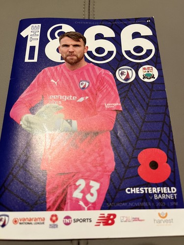 Chesterfield barnet fc - v,