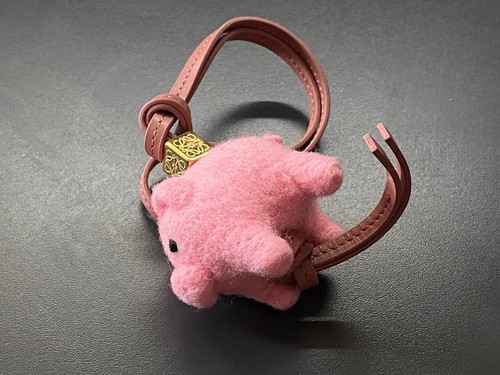 Loewe pink felt - felt, pig