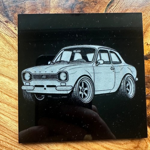 Mk1 ford escort - cartoon, drinks