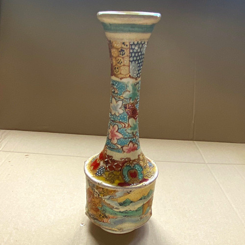 Antique japanese satsuma - antique, vase