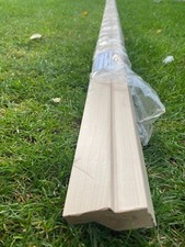 FOUR X PEARWOOD MULTIPURPOSE  CORNICE / PELMET 9.6M IN TOTAL