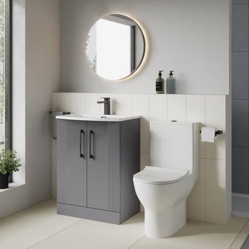 Deco curved 500mm - curved, satin