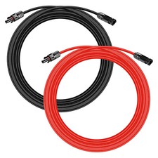 Pair 6mm solar panel - 1, 6mm²