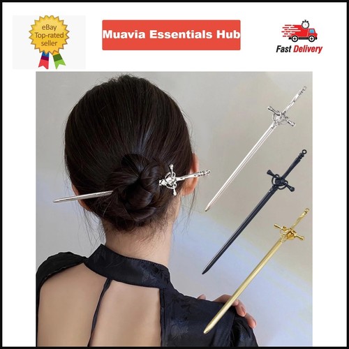Hair stick diy sword hairpin - diy,