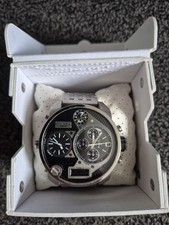 Diesel Mr. Daddy DZ7221 58mm Silver Stainless Steel Men's Wristwatch