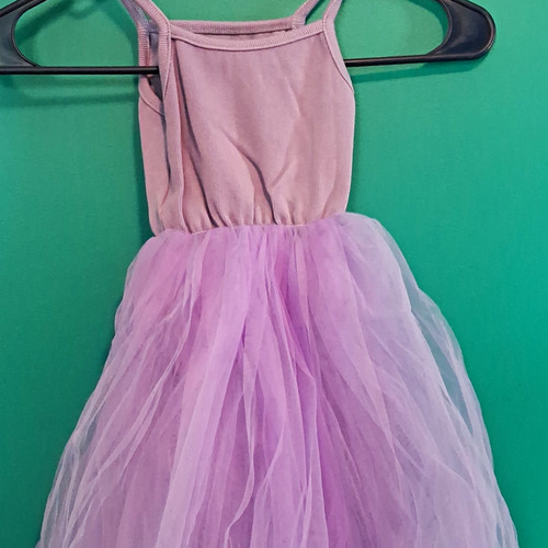 Girls purple sleeveless tutu - sleeveless,