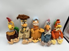 Chicken Run Bundle Plush Soft Teddy Bear Toys Babs Notch Mac Rocky Beanies