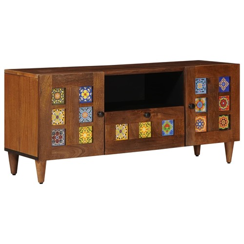 Solid mango wood cabinet - solid,