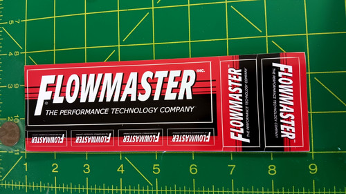 Flowmaster decal sticker sheet - flowmaster,