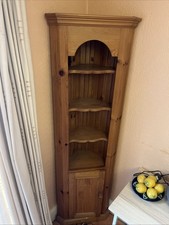 Solid Pine Corner Display Unit