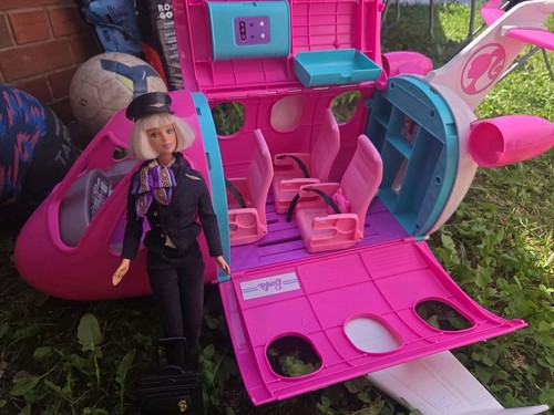 Barbie aeroplane doll with - doll,