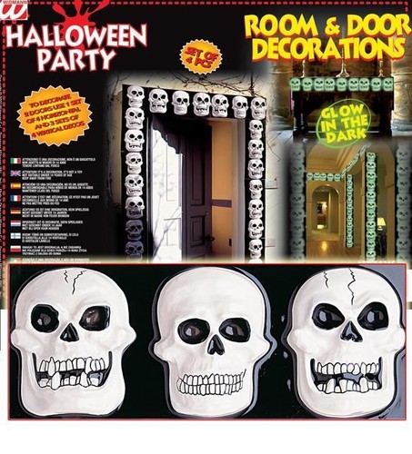 Skull decoration pack 4 - decoration, of