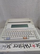 Vintage Canon Starwriter 30-II boxed working UK plug Word processor