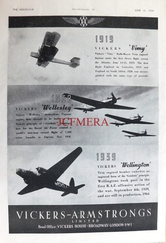Vickers wellington - vickers,