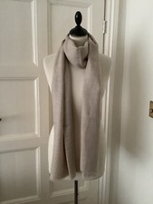 NEW PURE TOOSH CASHMERE BEIGE PASHMINA SCARF SHAWL 70cm x 2m / 28” x 82”