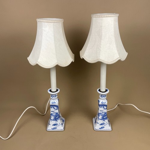 Pair oriental ceramic - pair,