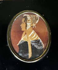Antique Miniature Portrait of