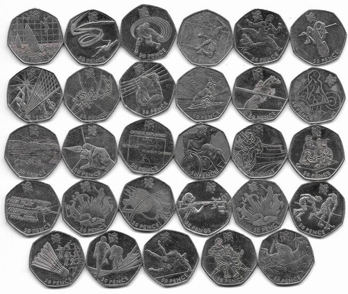 2012 london olympic games 50p - 2012,