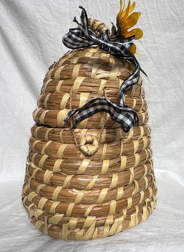 Vintage lrg handmade beehive - vintage,