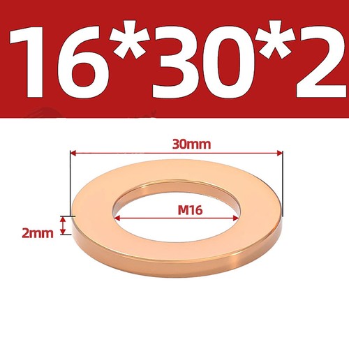 Copper sealing washers metric - copper,