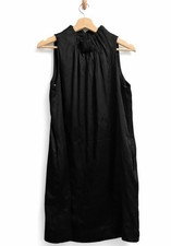 Taylor Black Silk Dress –