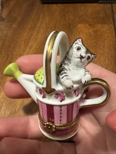 Cat In A Watering Can Stripes