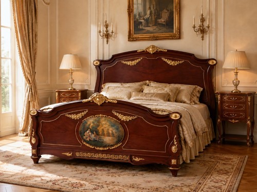 Bedframe 1950s louis xvi - louis,