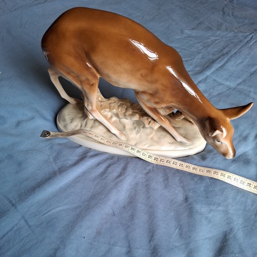 Royal dux deer figure - royal,