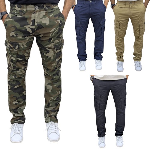 Mens cargo trousers camouflage - cargo,