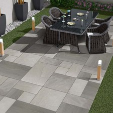 Kandla grey riven sandstone - grey,
