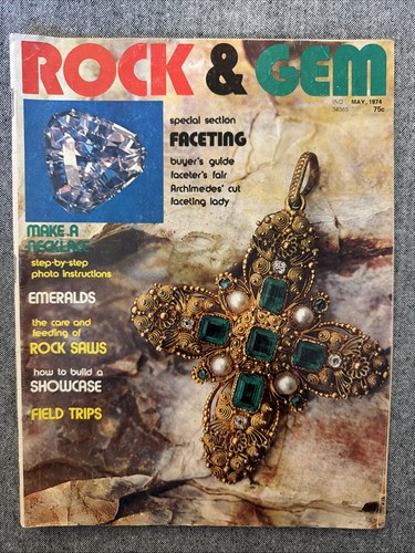 Vintage rock gem magazine - vintage,
