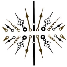 New Press Fit Quartz Metal Clock Hands For Movements Hand Holes 3.6mm & 5.5mm