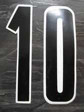 No 10 BMX NUMBER PLATE