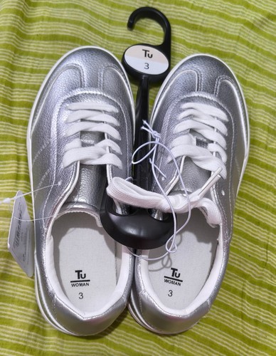 Womens silver trainers - womens,