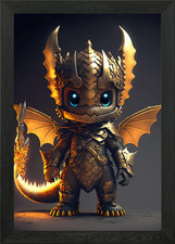 Dragon armor Framed Wall Art