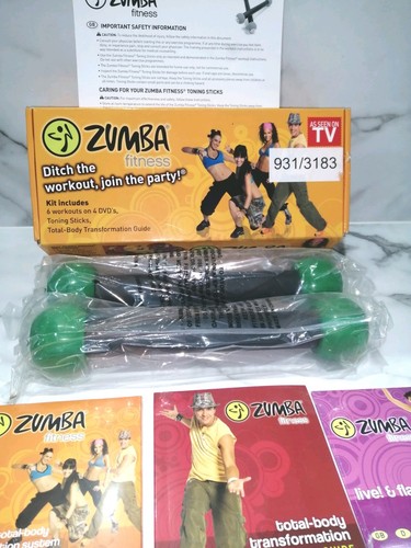 Zumba fitness kit dvds - kit, &