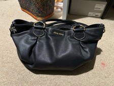 Miu Miu Black Leather Shoulder