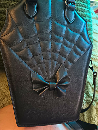Banned black coffin satchel - banned,