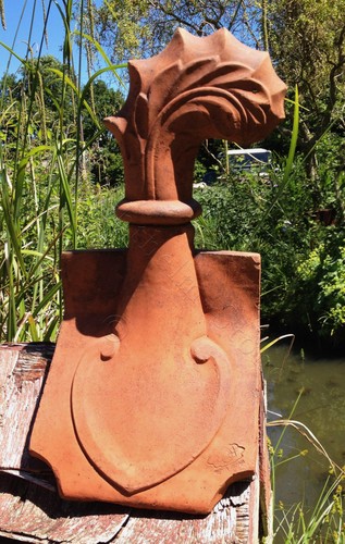 Curved leaf roof finial - , 90°