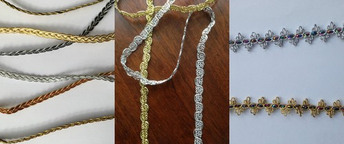 Metallic silver gold - silver, &