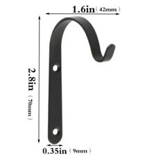 Iron Hanging Hook Bracket Garden Planter Basket Lantern Hanger Kitchen Tool 10X