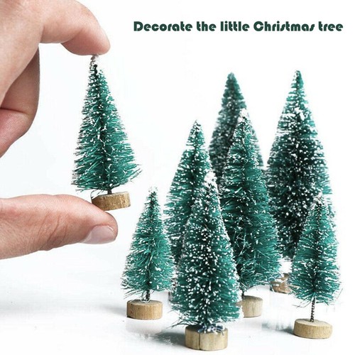 12pcs mini christmas - mini, tree