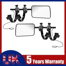 Flat caravan towing mirrors - 2x,