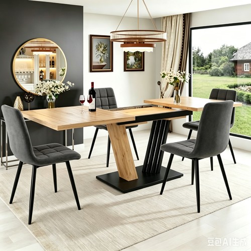 Extendable dining table and - extendable,